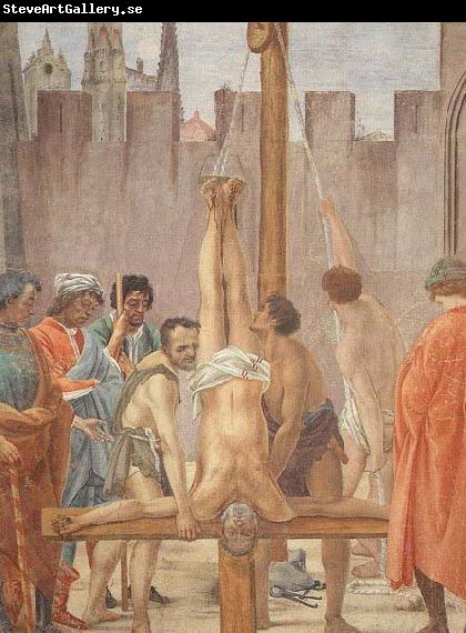 Fra Filippo Lippi Disputation with Simon Magus and Crucifixion of Peter